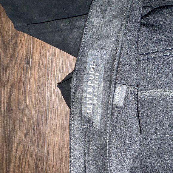 Liverpool Los Angeles Comfy Black Pants Size 30 - Picture 3 of 5